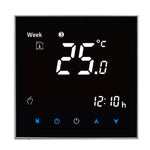 BHT-2001 3A Load Water Heating Type LCD Digital Heating Room Thermostat, Display Clock / Temperature / Time / Week / Heat etc., BHT-2001 3A (Black)