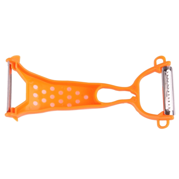 Portable Fruits and Vegetables Peeler Apple Cucumber Potato Skinner, Vegetable Cutter(Orange)