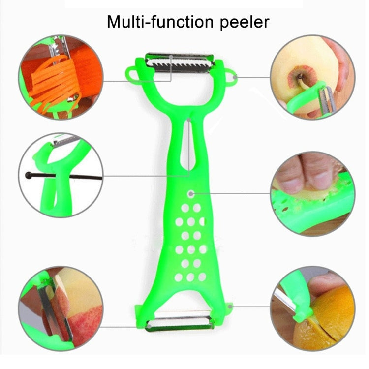 Portable Fruits and Vegetables Peeler Apple Cucumber Potato Skinner, Vegetable Cutter(Orange)
