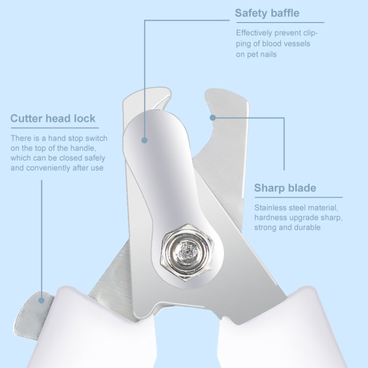 Pet Nail Clippers and Polisher Set, Size: Small, Small Pink