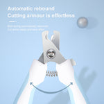 Pet Nail Clippers and Polisher Set, Size: Small, Small Pink