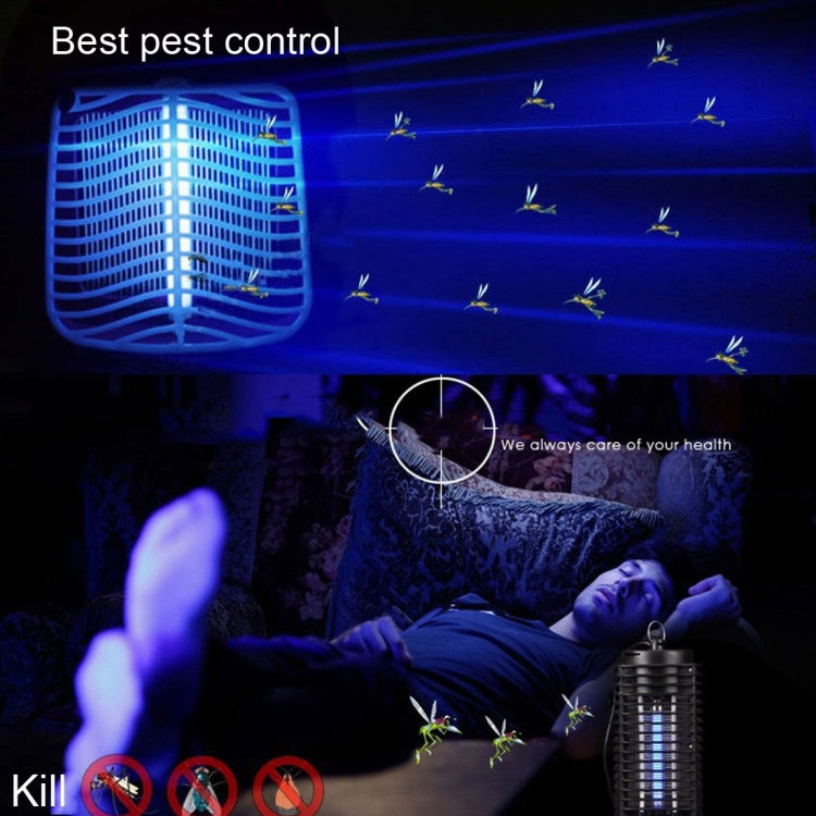 3W Microwave Insect Killer Electric Mosquito Fly Bug Insect Control with Trap Lamp, AC 110V, US Plug, AC 110V  US Plug