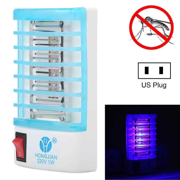 Efficient 4-LED Blue Light Mosquito Killer Night Lamp, US Plug, AC110V, US Plug
