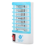 Efficient 4-LED Blue Light Mosquito Killer Night Lamp, US Plug, AC110V, US Plug