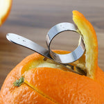 5 PCS Stainless Steel Finger Open Orange Peeler Parer Tool, 5 PCS Stainless Steel