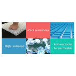 Summer Dog Pad Bed House Pet Cool Down Pad Detachable Dog Mat Cushion,Medium, Size:63*44*4cm, Size:63*44*4cm