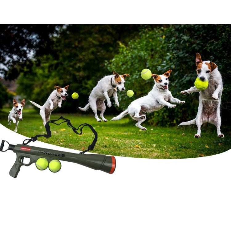 Pet Dog Supplies Toy Training Launcher Remote Speed Aiming Tennis Launcher, Size:52*19*9cm, Tennis Launcher