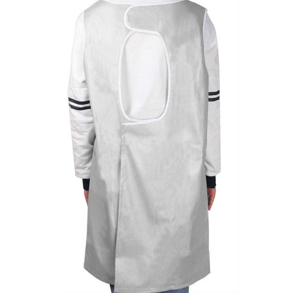 Sleeveless Pet Apron Beauty Gown Pet Grooming Beautician Smock Waterproof Clothing Pet Store Aprons,M, Length: 93cm, Size:M Color:Silver