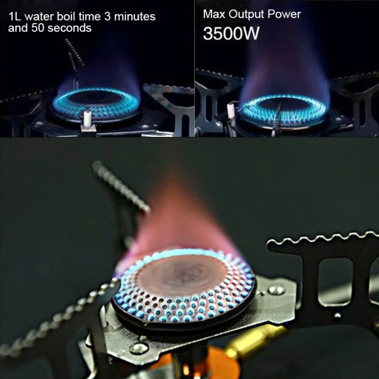Outdoor Camping Tool Camp Stove BBQ Cooking Portable Gas Stove Split Gas Furnace, Separated type