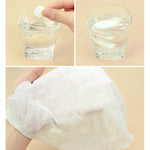 100 PCS Candy Style Portable Disposable Travel Cotton Towel, Size: 22*20cm, 100 PCS