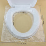 50 PCS Travel Disposable Toilet Seat Cover Mat Toilet Paper Pad, 50 PCS Toilet Seat Cover