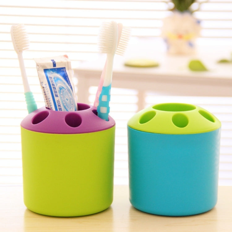 10 PCS Multi-function Creative Colour Pen Container Toothbrush Seat School Stationery Life Office Supplies, Random Color Delivery, Colour Pen Container