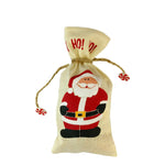 Christmas Scene Decoration Tableware Cover Christmas Creative Sackcloth Dishes Bags Gifts Bags, Random Style Delivery, Sackcloth Dishes Bag