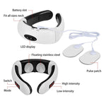 USB Charging 1300 mAh Electric Back Neck Shoulder Electrical Pulse Electric Shock Body Massager, USB Charging