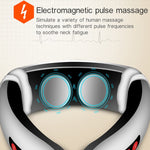 USB Charging 1300 mAh Electric Back Neck Shoulder Electrical Pulse Electric Shock Body Massager, USB Charging