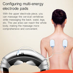 USB Charging 1300 mAh Electric Back Neck Shoulder Electrical Pulse Electric Shock Body Massager, USB Charging