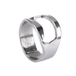 10pcs Ring Style Metal Beer Bottle & Can Opener, Inner Diameter: 2.2cm, 10pcs Ring Style