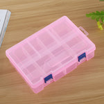 Double layer 8 Slots Plastic Jewelry Box Organizer Storage Container with Adjustable Dividers, 8 Slots (Pink), 8 Slots (Blue), 8 Slots (Purple), 8 Slots (White)