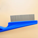5 PCS Pet Cats Dogs Supplies Combs Fine Toothed Stainless Steel Needle Fleas Removal Combs, Length: 14cm, Length: 14cm, Blue, Length: 14cm, Purple, Length: 14cm, White