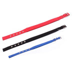 Foam Cotton  Polyester Pet Collars Pet Neck Strap Dog Neckband Cats Dogs Collars, 3.5cm x 57cm, 3.5cm x 57cm Black, 3.5cm x 57cm Red