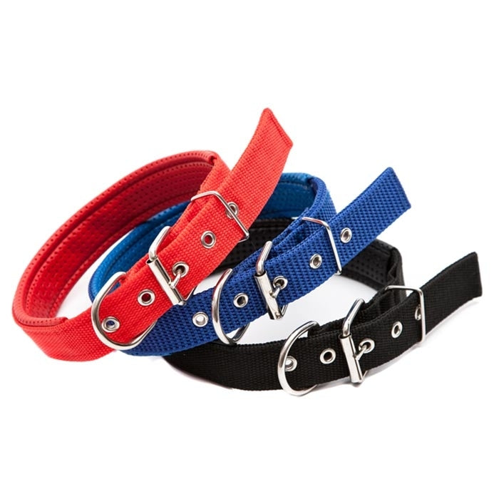 Foam Cotton  Polyester Pet Collars Pet Neck Strap Dog Neckband Cats Dogs Collars, 3.5cm x 57cm, 3.5cm x 57cm Black, 3.5cm x 57cm Red