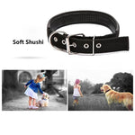 Foam Cotton  Polyester Pet Collars Pet Neck Strap Dog Neckband Cats Dogs Collars, 3.5cm x 57cm, 3.5cm x 57cm Black, 3.5cm x 57cm Red