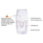 Automatic Toothpaste Dispenser Set with 5 Toothbrush Holder