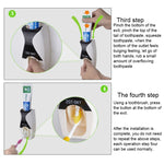 Automatic Toothpaste Dispenser Set with 5 Toothbrush Holder