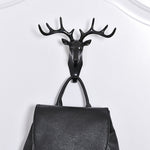 Creative Three-dimensional Multifunctional Deer Head Animal Decorative Hook Coat Hook Retro Clothes Hanging Creative Home Crafts, Random Style Delivery, Coat Hook