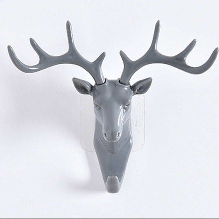 Creative Three-dimensional Multifunctional Deer Head Animal Decorative Hook Coat Hook Retro Clothes Hanging Creative Home Crafts, Random Style Delivery, Coat Hook