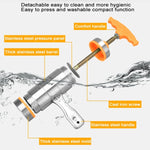 3 Molds Household Manually Small Stainless Steel Pressing Style Handhold Noodle Machine, 3 Molds