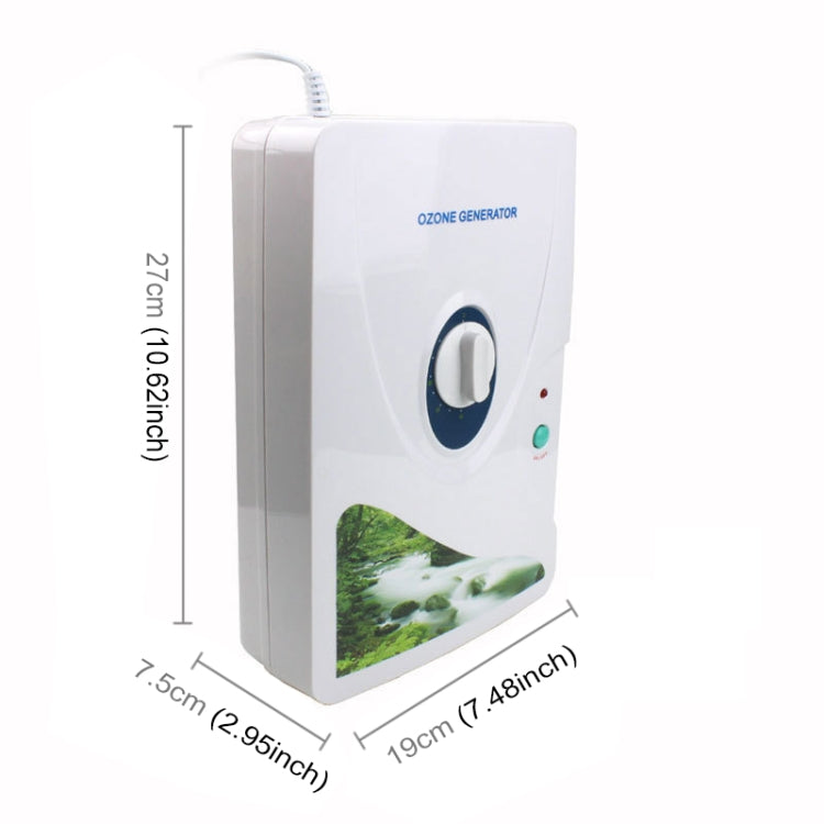 600MG Ozone Generator Cleaner Sterilizer for Vegetables and Fruits, US Plug, EU Plug