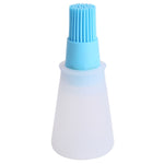 Kitchen Silicone Oil Brush Grill Brush Oil Bottle,Random Color Delivery, 11.5x5cm