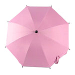 Adjustable Laciness Umbrella For Golf Carts, Baby Strollers/Prams And Wheelchairs To Provide Protection From Rain And The Sun, Azure, Pink, Orange Light, White