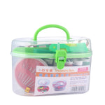 Multi-colorline, Needle Wearer, Tape, Ear Spoon etc Treasure Box, Daily Necessities Sewing Box, Random Color Delivery, HC1445G, HC1445F, HC1445Y