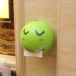 Creative Tryitgo Expressions Pattern Bathroom Waterproof Toilet Paper Tray Tissue Holder, Size: 16.5*18.5cm