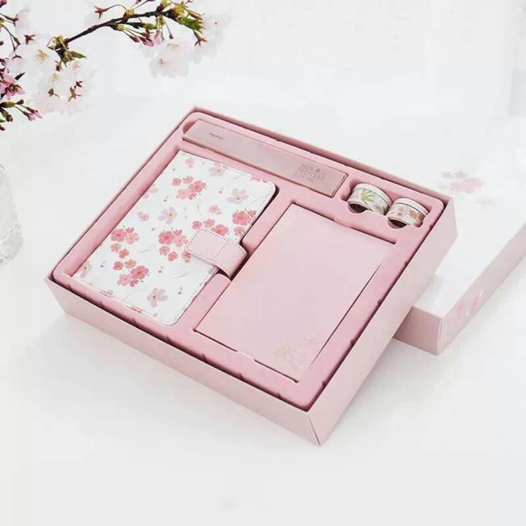 Creative Notebook See Also The Sakura PU Hand Book Suit Gift Notebook School Office Supplies, Random Color Delivery, PU Hand Book
