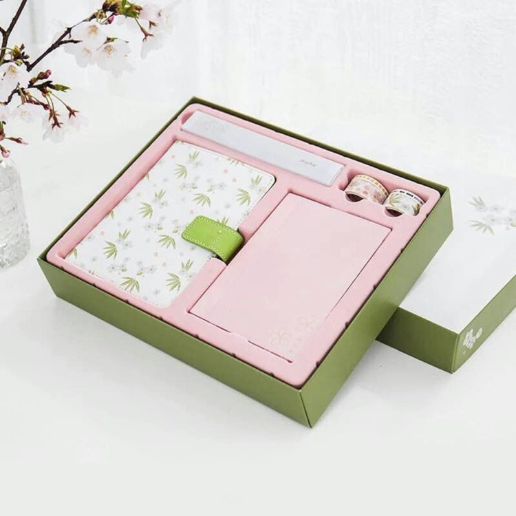 Creative Notebook See Also The Sakura PU Hand Book Suit Gift Notebook School Office Supplies, Random Color Delivery, PU Hand Book
