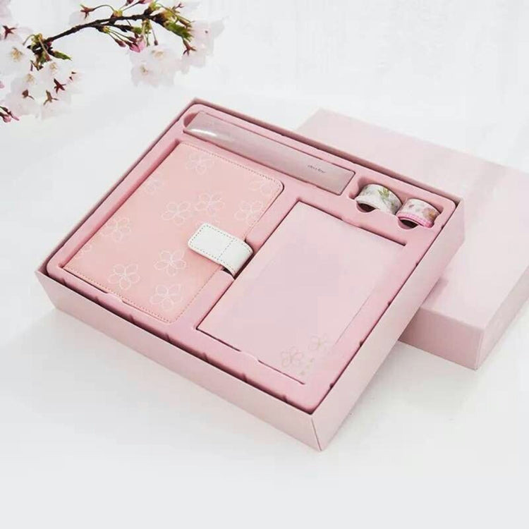Creative Notebook See Also The Sakura PU Hand Book Suit Gift Notebook School Office Supplies, Random Color Delivery, PU Hand Book