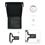 BD-LS-01 Baby Showering 360 Degree Rotatable LED Display Passive Water Thermometer, White, First Generation