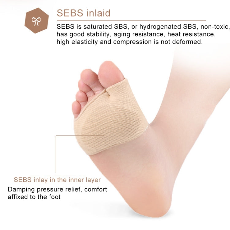 1 Pair Threaded Thumb Valgus Care Foot Forefoot Thickened Super Soft Thumb Protector, Size: S, Size: S
