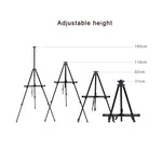 Portable Telescopic Metal Easel Tripod for Painting & Advertising Display, Metal Easel Tripod