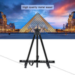 Portable Telescopic Metal Easel Tripod for Painting & Advertising Display, Metal Easel Tripod