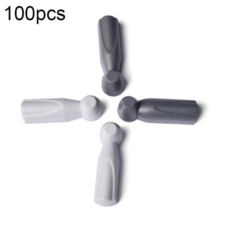 100pcs HTG-005 Small Hammer Anti-theft Magnetic Buckle EAS Anti-theft Sound and Magnetic Button Label for Supermarket Commodities, Random Color Delivery, HTG-005 Small Hammer