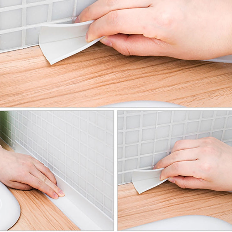 PVC Kitchen and Bathroom Waterproof and Mildew Proof tape, Size:38mm x 3.2m