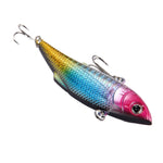 Color Coating Plastic Artificial Fishing Lures Fishing Topwater Floating Popper Lure Hit Water Waves Climb Fishing Bait with Hooks, Length: 7.5 cm, 7.5 cm