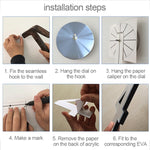 40 inch Creative Living Room Decorative Ticking Wall Clock