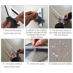 40 inch Creative Living Room Decorative Ticking Wall Clock