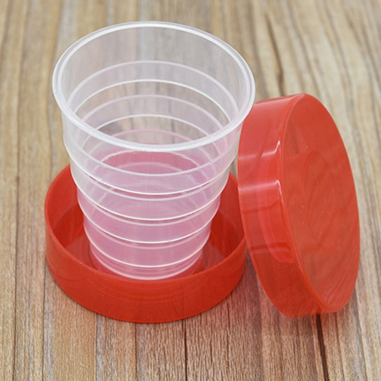 4 PCS 200ml Fashionable Outdoor Activity Using Plastic Portabel Folding Dringking Cup, 200ml