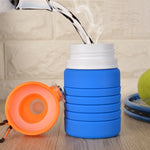 500mL Outdoor Travel Silicone Foldable Kettle Telescopic Cup Sports Drinking Bottle